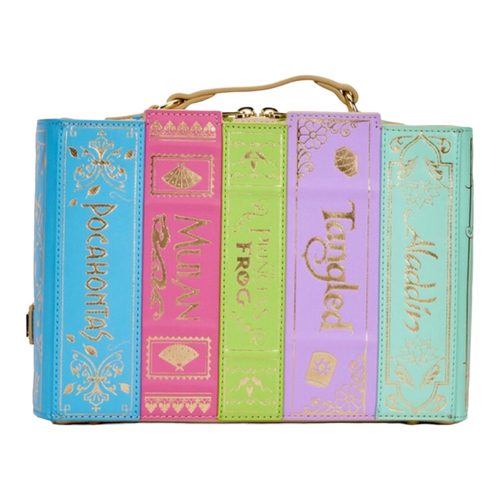 Loungefly Exclusive Disney Stitch Shoppe Princess Books Volume 2 Crossbody Bag - Picture 2 of 13